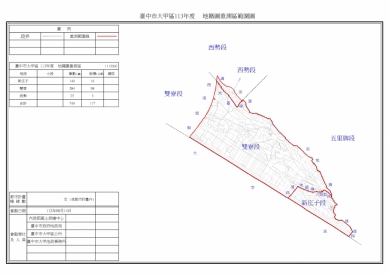 配合大安及大甲區明年度地籍圖重測 大甲地所分區舉行宣導會暨檔案巡迴展