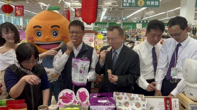 「臺中領鮮 農產好物季」活動 大甲、大安農特產品吸引民眾搶購