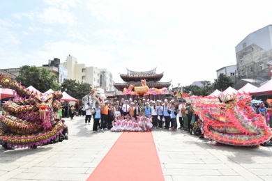 全國唯一「龍王祭」登場。（照片縣府提供）