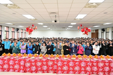 新竹縣新春大團拜   楊文科：勇往直前、煞猛來打拼