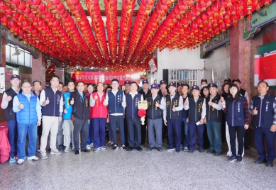 守望相助、感謝有你 中市府補助汰換北屯新平里守望相助隊車