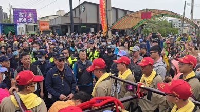 清水警方將重兵加強防制大甲媽回鑾暴力衝突發生