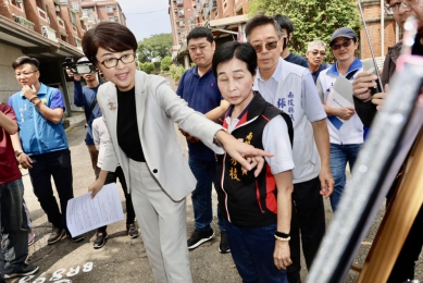 南投市外轆排水護岸及多處道路、排水溝老舊毀損 許縣長核定千萬經費改善