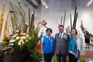 體驗生活的美好!新竹縣中華花藝協會會員聯展 文化局美術館磅礡登場