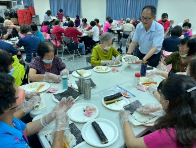 大安60樂齡體驗壽司手作　傳承地方農產與溫情
