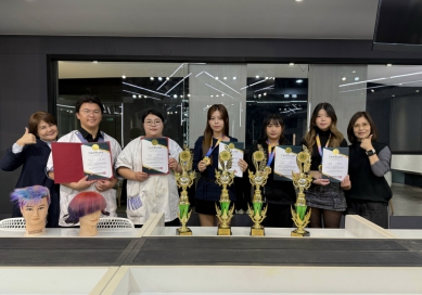 弘光科大5學生勇奪國際美容技能賽金獎