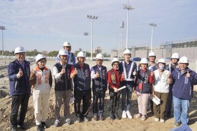 全國首座國際AFC等級足球場地！「台中市國際足球運動休閒園區」進度達7成、力拼今年底完工啟用