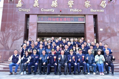嘉義縣警察局卸、新任局長交接 古瑞麟接任警察局長