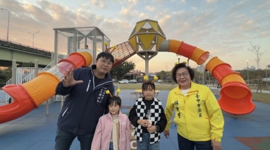 荒地變公園結各中興大學康橋成河濱休閒帶   大里涼傘樹公園7日啟用