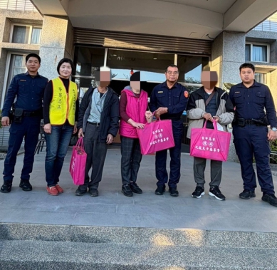 人間有愛！烏日警聯手民間團體齊助火災受災戶過好年
