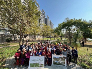 花開太平！黃佳恬議員爭取500萬，首座「花之道」麗園公園亮相啟用
