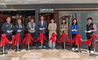 （影音）／北港朝天宮文物館再添新廳　祖媽神轎與彩繪門神首度齊展