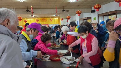 外埔區無極三清總道院大力推廣民間傳統美食鼎邊趖