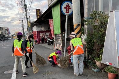 春節前夕！台南市安定區港口里環保義工隊大掃除備受好評