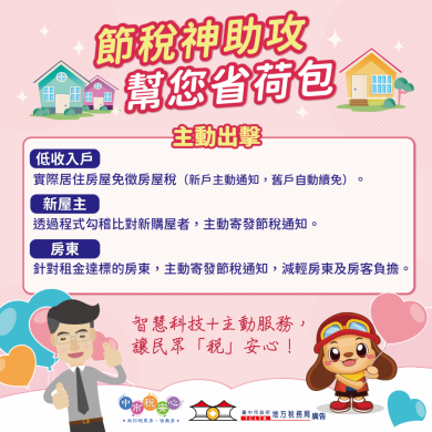 智慧科技助攻減稅  中市地稅局主動出擊維護居住正義
