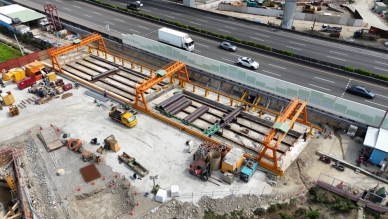 穿越國道1號「開洞」！全國最大台中市政路延伸管冪工程邁入關鍵里程碑