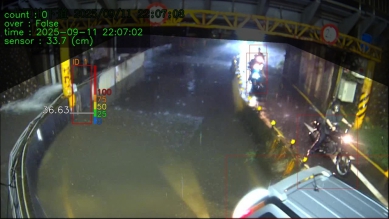 強降雨該不該涉險進入地下道?新竹市AI防災即時掌握防汛動態