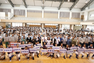 投縣友善校園週宣導活動登場 宣誓營造安全、溫馨學習環境決心