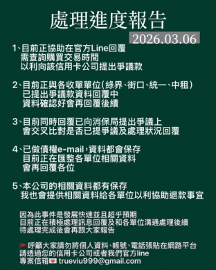 TrueViu沐薇結束營業　中市府督促業者提出具體清償方案與期程