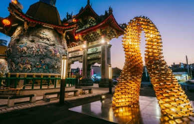 北港武德宮信仰結合藝術　2025燈會裝置作品揚名國際