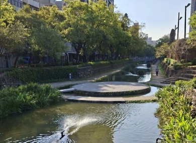 大新竹水情吃緊   噴水造景用水停供   市府籲節約用水