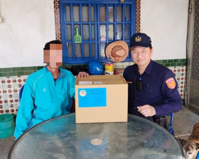 基層警化身守護者　串聯善心助獨居傷病男度難關