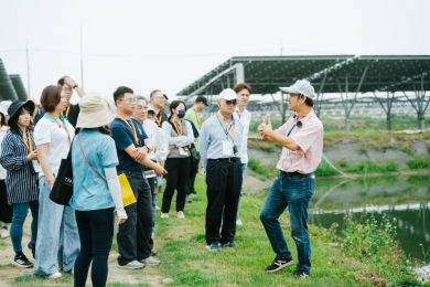 台泥綠能首場漁電旅遊啟程 嘉義漁電案場8成養殖戶取得產銷履歷認證