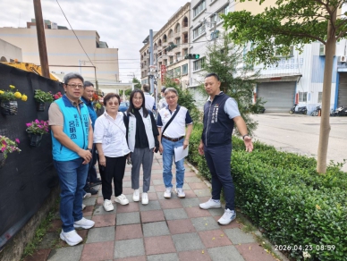 國民黨台中市議員張瀞分協調豐原定點垃圾用地  改善違停亂象、強化清潔隊員作業安全