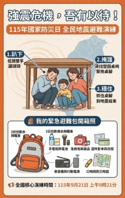 921國家防災日將發地震警報中捷表示全線正常營運、請旅客勿驚慌
