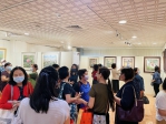 龍蘭香老師「棉紙撕畫」即日起在大甲裕珍馨三寶文化館展示