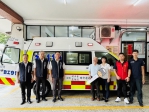 醫師葉步彩捐救護車   中市消防局感謝義舉