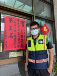 彰化縣消防局和美分隊高級救護技術員黃景嵐，獲選「全國十大傑出救護技術員」。（照片消防局提供）