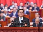 中國人民政治協商會議第十四屆全國委員會第四次會議4日開幕式  大陸全國政協副主席何報翔進行政協十四屆三次會議以來提案工作情況報告