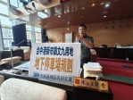 台中港新市鎭文九用地議員陳廷秀要求地下停車場併入設校時程規劃