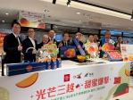 臺南芒果新鮮直送日本 新光三越中港店預購開跑 玉井頂級愛文「香檳芒果」品牌推出