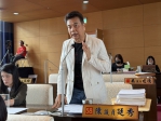 陳廷秀議員強調押上政治生命也要強力捍衛文九設校