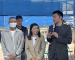 雲林麥寮爭設遮蔭籃球場　丁學忠、張嘉郡邀李洋會勘推動運動升級