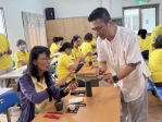 茶香傳情藏祝福　大甲區農會日南綠色照顧站辦理「祈福封茶體驗宴」