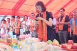 松柏嶺受天宮中元普度盛大開香　 許縣長祈願合境平安感謝贊普物資轉贈弱勢展現宗教公益力量（圖2縣府提供）