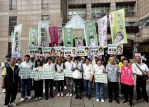 「台中英・台中贏」民進黨英系八位台中市議員聯合參選登記