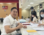 嘉義市議員黃盈智完成登記參選連任 宣示台灣好經濟嘉義好生活