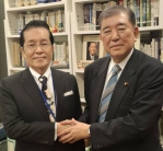 國民黨副主席張榮恭訪問日本