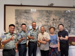 中部地區後備指揮部拜會南投藝文先進　深化軍民藝文交流