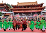 日月潭文武廟祭孔大典隆重登場 許縣長循古禮祭孔並見證公益捐贈(圖1縣府提供)