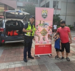 守護學童上學路！六寶警結合護童勤務宣導交通安全